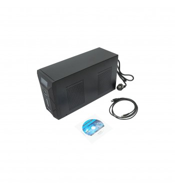 UPS 3000VA-1800W cu baterii 4x9Ah si 3 prize shuko, LCD, USB, AVR  Cod: BK69769