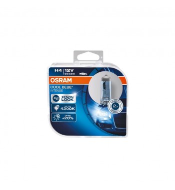 set 2 becuri halogen h4 osram cool blue intense 12v 60/55w  cod: 149297