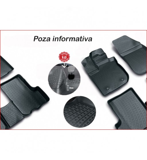 covoare cauciuc stil tavita smart forfour (w453) 2014-> ( 3d 3590. a50 )