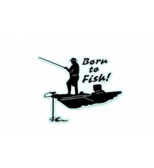 abtibild "born to fish" cod:clxt-275