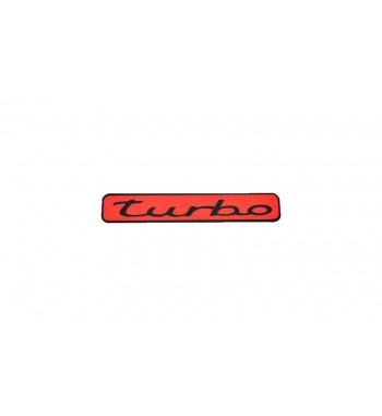 abtibild  "turbo" culoare rosu cod: dz-076