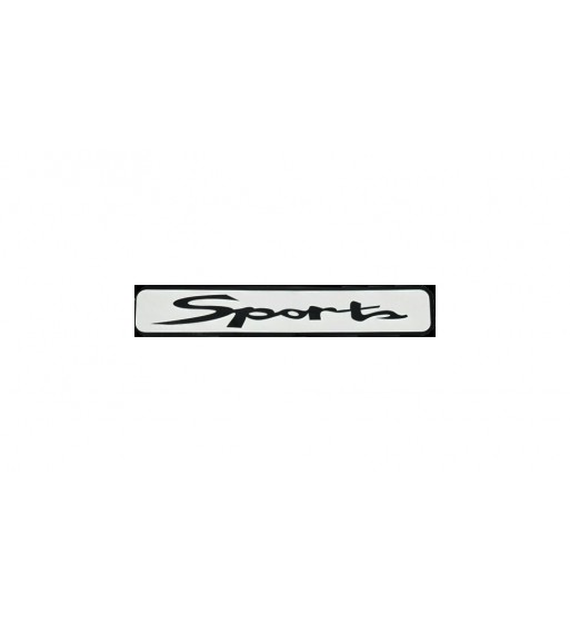 abtibild  "sports" culoare alb cod:dz-075