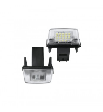 set 2 lampi  led numar  compatibil citroen. peugeot cod: 7601