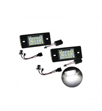 set 2 lampi  led numar  compatibil porsche. skoda. vw cod: 7501-1