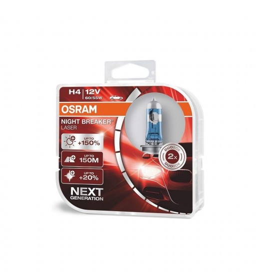 bec osram h4 night breaker laser 150% 12v 55w cod:114318