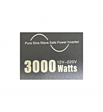 Invertor profesional 3000W 12V-220V 50 Hz Pur sinusoidal  "Pur sine wave" Cod:LKP3000