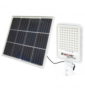 lampa led cu panou solar 50w proiector 300w baterie 3.2v/40ah si suport articulat bk87489