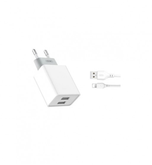 incarcator retea usb quick charge qc3.0 18w cu cablu  compatibil lighting (iphone  )  cod:xo-l119a