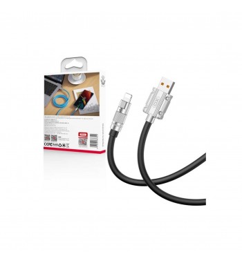 Cablu pentru incarcare  6A si transfer date USB  la Lighting (compatibil Iphone) Cod: XO-NB227A