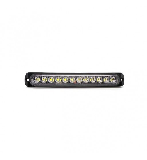 lampa 12 led profesionala  stroboscopica lumina portocalie 12led 12v-24v  cod: hh-12ledby