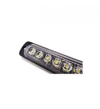 Lampa 12 LED profesionala  stroboscopica lumina portocalie12LED 12V-24V  Cod: HH-12LEDBY