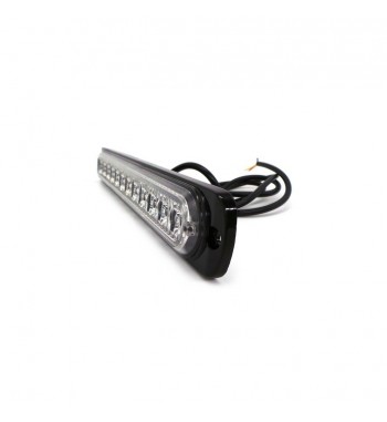 Lampa 12 LED profesionala  stroboscopica lumina portocalie12LED 12V-24V  Cod: HH-12LEDBY