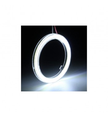 Inele angel eyes LED COB 12V waterproof -culoare Alb  Diametru: 120mm  Cod: HH-YG120W