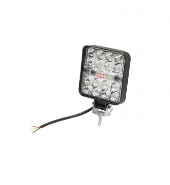 Lampa proiector combinata 26 LED-uri 9-80V 6500K 84x21x84mm IP67 Cod: BK69405