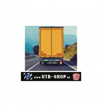 Aparatoare noroi camion HIGH QUALITY 240x35cm din cauciuc rezistent inscriptionat cu UTB SHOP Cod: BK92729