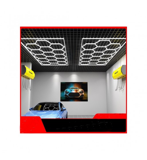 set lumini led hexagonale cod: hex2