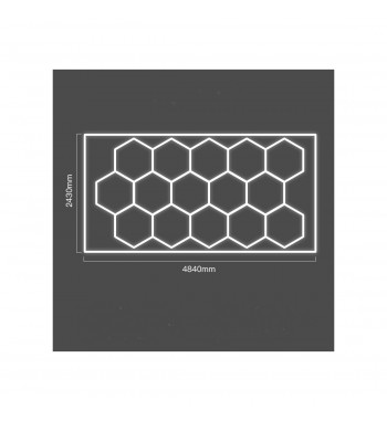 Set lumini LED HEXAGONALE Cod: HEX2