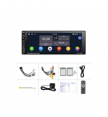 Radio MP3,MP5 Player 1DIN ANDROID 6,86inch 12V 2+32G cu bluetooth si carplay  Cod: 6822A