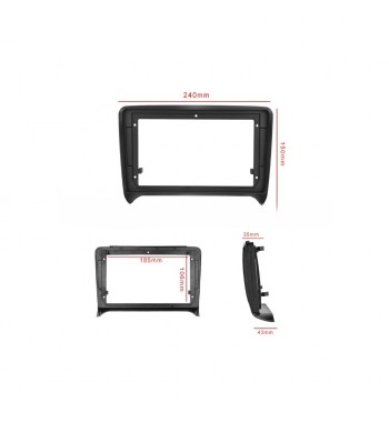 Rama Navigatie 9" cu cablaj si modul canbus compatibila  Audi TT  2006-2015  Cod: NV3005- GR2