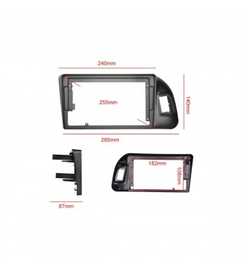 Rama Navigatie 9" cu cablaj si modul canbus compatibila  Audi Q5 2008 - 2017 Cod: NV3004- GR4