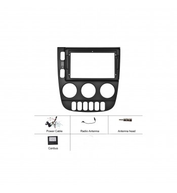 Rama Navigatie 9" cu cablaj si modul canbus  compatibila Mercedes ML W163 1998-2005 Cod: NV3097- GR2