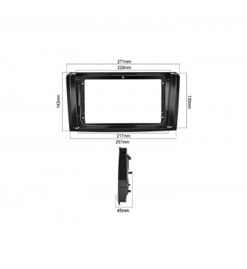 Rama Navigatie 9" cu cablaj si modul canbus  compatibila Mercedes M-Class ML W164 2005-2012 Cod: NV3098- GR2