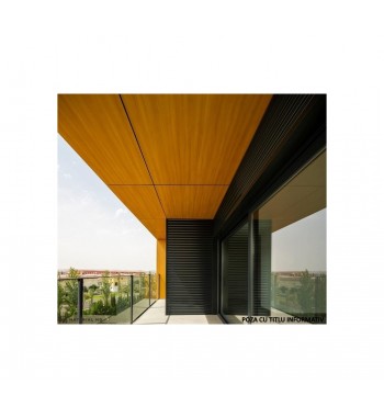 Placa compacta HPL exterior cu protectie UV 1,83x3,66mx8mm grosime ,culoare Piatra Storm grey (Ral 7016)  Cod: HPL1912