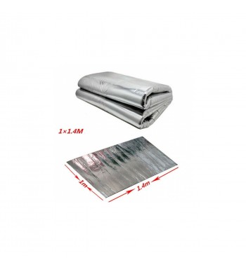 insonorizant aluminiu cu adeziv  grosime 30mm. 1.4mx1m  cod: 025-30