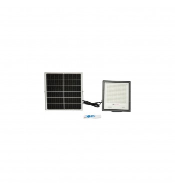 proiector led de 200w cu panou solar 20w. baterie si telecomanda cod: bk69712