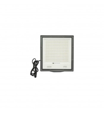 Proiector led de 200w cu panou solar 20W, baterie si telecomanda Cod: BK69712