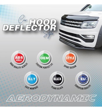 Deflector capota FORD Ranger 2012-2015 ( 17081 ) DEF4