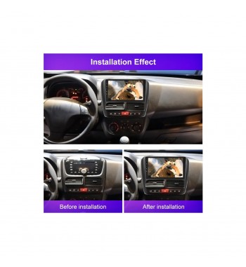 Rama Navigatie 9" cu cablaj si modul canbus compatibila Fiat Doblo 2010-2015 Cod: NV3132- GR3