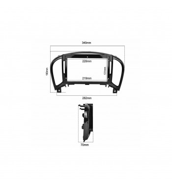 Rama Navigatie 9" cu cablaj si modul canbus compatibila Nissan Juke 2010-2019 Cod: NV3018- GR2