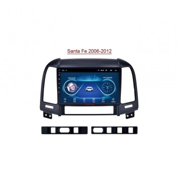 Rama Navigatie 9" cu cablaj  compatibila Hyundai Santa Fe II 2006-2012  Cod: NV3076- GR1