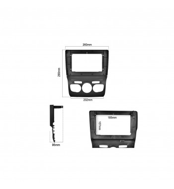 Rama Navigatie 10" cu cablaj si modul canbus compatibila  Citroen C4 II 2009-2018 ( AC Automat ) Cod: NV3029- GR2