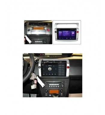 Rama Navigatie 9" cu cablaj si modul canbus compatibila  Citroen C4 I 2004 - 2009  Cod: NV3028- GR2