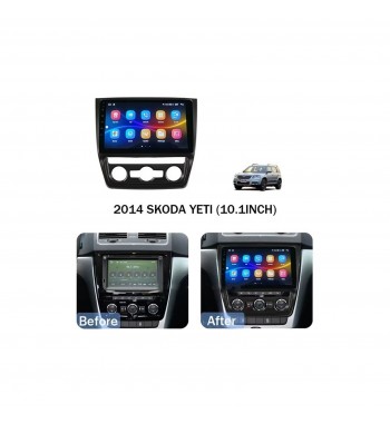 Rama Navigatie 10&amp;quot; cu cablaj si modul canbus compatibila Skoda Yeti 2009-2018 Cod: NV3183- GR1