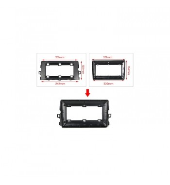 Rama Navigatie 9 cu cablaj si modul canbus  compatibila Toyota Auris 2006-2012 Cod: NV3196 - GR2