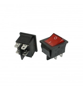 buton electric rosu  12v cod:sli02