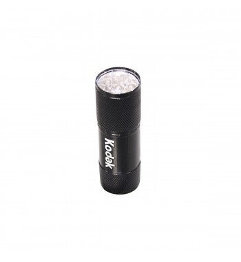 Lanterna KODAK  9 LED-URI, 46 lumeni, raza de actiune  25 m, IP62,3 baterii AAA ,diverse culori - Negru