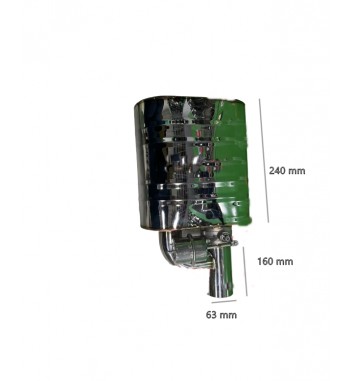 Toba sport cu reglaj sunet tip cut-off valve cu telecomanda  Cod:FM01