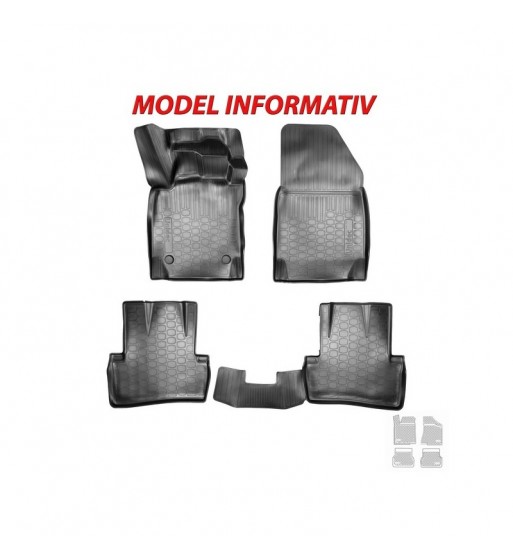 covoare cauciuc stil tavita seat leon 1999-2005 cod: 2d 61601. a10