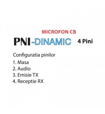 Microfon statie PNI DINAMIC 4 PINI