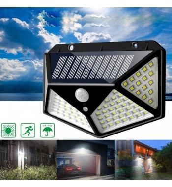 Lampa solara 20W 800lm 100SMD cu senzor. COD: XY-100