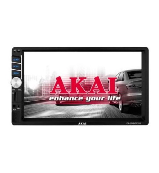 multimedia 2din akai ca-2din7135s.display touchscreen 7 inch