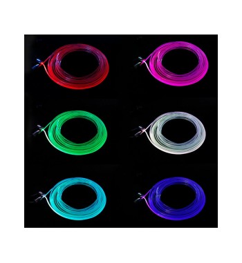 KIT FIR NEON LED RGB + BANDA LED RGB 22CM CU TELECOMANDA RF. SPT54ARW 12V