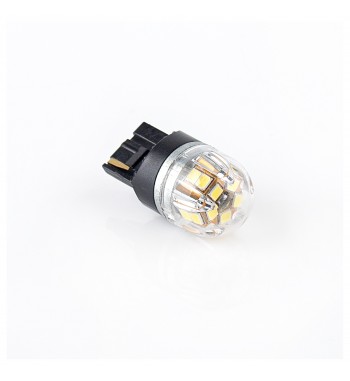 Bec o faza  T20 7440 W21W 15SMD 2835 12V CANBUS  nonpolar 320 lumen  Lumina galbena  Cod:SPT15-7440-Y