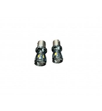 Bec 2 faze  BAY15D T.V. P21-5W  14SMD 2835 12V CANBUS  nonpolar 280 lumen Lumina alba  Cod: SPTA3-1157-W