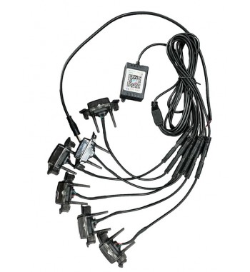 Set 6 lampi cu LED RGB 12V control prin aplicatie telefon. Diverse jocuri de lumini sau lumina continua. Cod: 1110106-P6