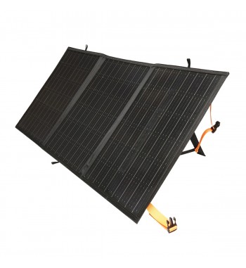 Panou solar 100W fotovoltaic monocristalin, pliabil tip valiza, cablu si conectori MC4 ,BK77550